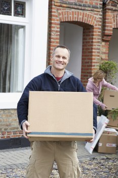 Removal team helping with a Harringay home move