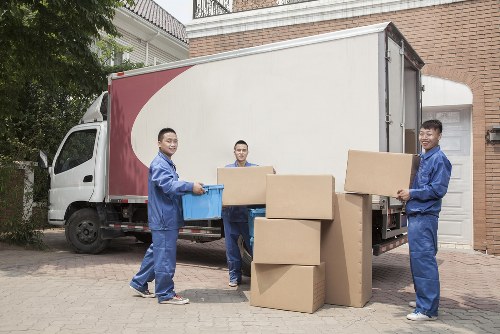 Organised packing supplies ready for a local residential or business move