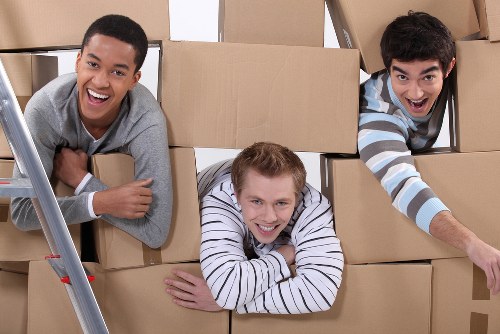 Local removals van loading household items for a fast Harringay move