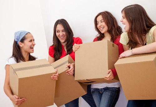 Office and home items prepared for urgent transport in Harringay