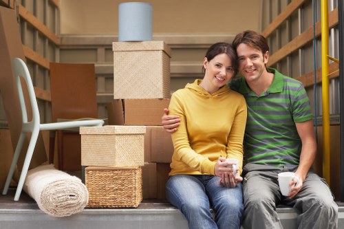 Local movers handling a family home relocation in North London