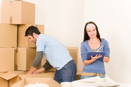 Harringay moving company supporting a relocation