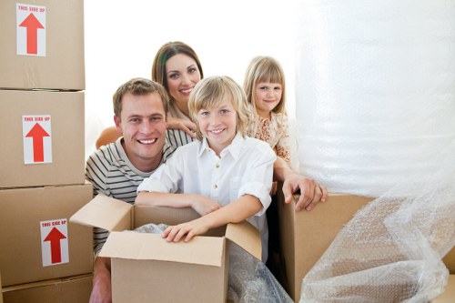 Careful loading of household furniture for a local Harringay move
